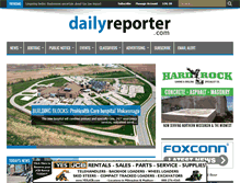 Tablet Screenshot of dailyreporter.com